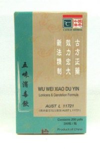 Wu Wei Xiao Du Yin - Lonicera & Dandelion Formula.